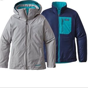 Patagonia 3-in-1 Snowbelle jacket. XS.